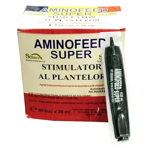 Aminofeed Super 20 ml, ingrasamant foliar, Solarex, dezvolta suprafata foliara s