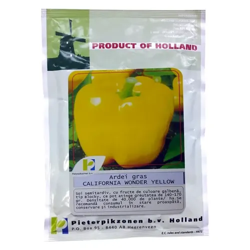 Ardei California Wonder Yellow Ppz 10 g
