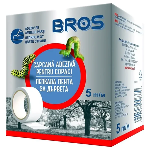 Capcana adeziva pentru copaci Bros, 5 m