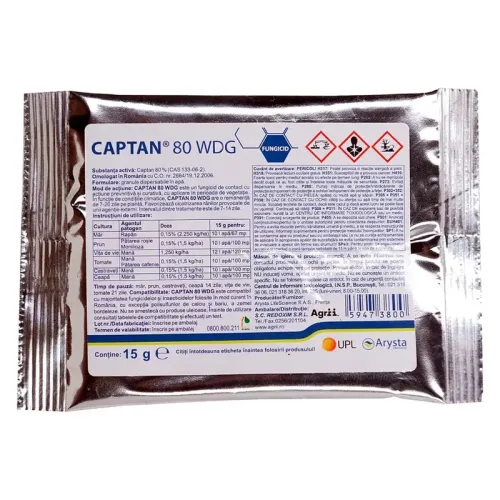 Captan 80 Wdg 15 GR Captan 80 Wdg 15 GR