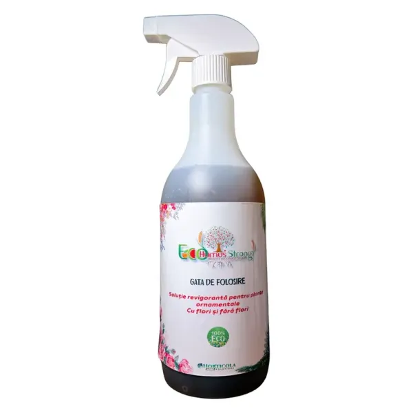EcoHumusStrong- Gata de folosire - Plante ornamentale 750 ml