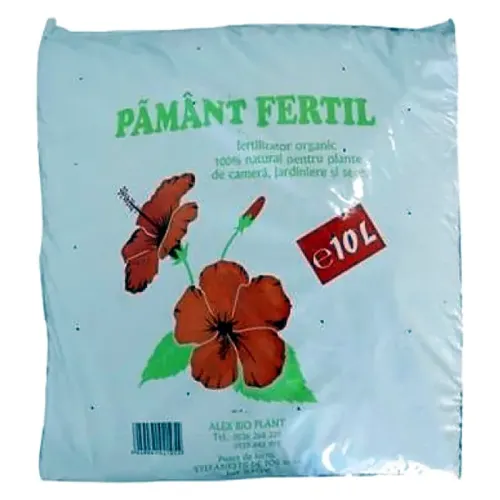 Pamant Fertil pentru flori 10 L, 100% organic